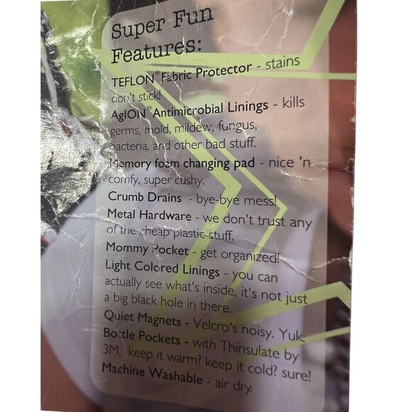 JuJuBe Be Prepared Diaper Bag Crimson Kaleidoscope Rare Floral Large - Picture 8 of 16